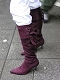 hot boots with white trousers